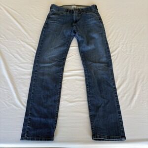 Lee Men's Slim Straight Fit Stretch Jeans Dark Wash Size 28x30